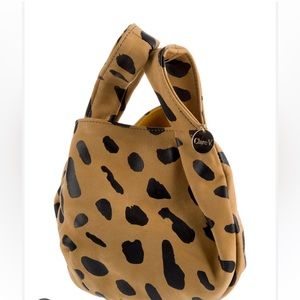Clare V Chou Chou, Leopard print, 100% leather, NWT purchased from Anthropologie